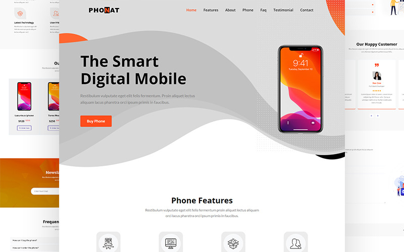 Phonat Landingspagina Template 180957