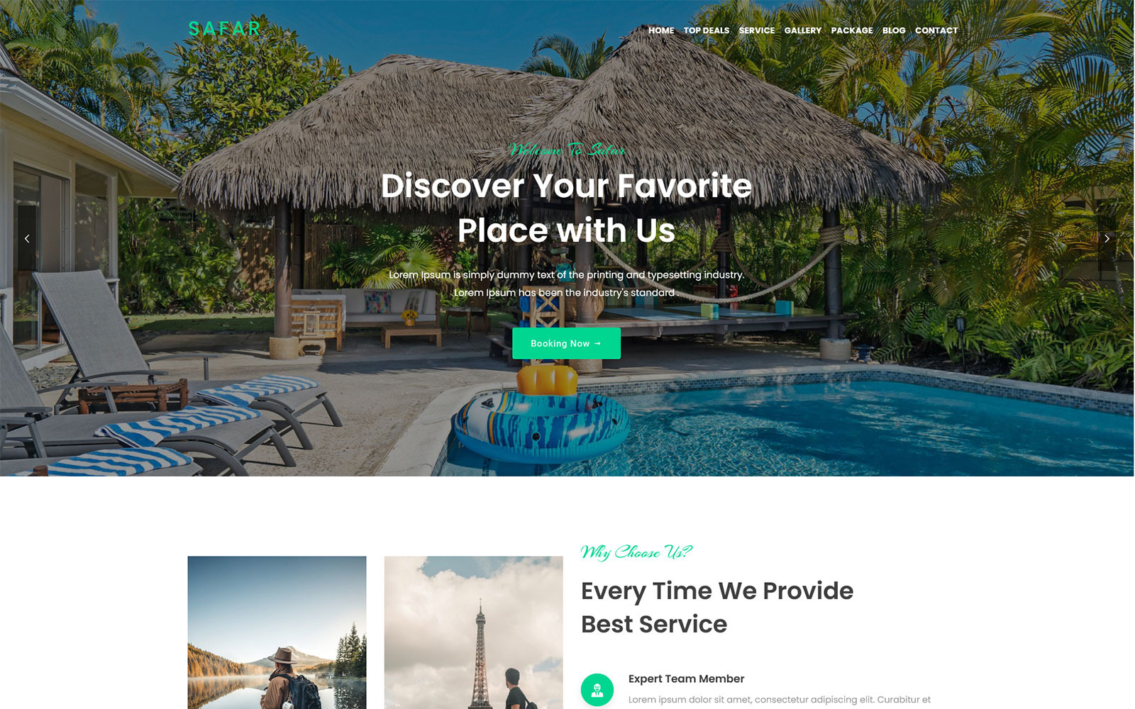 Safar WordPress Theme 180962