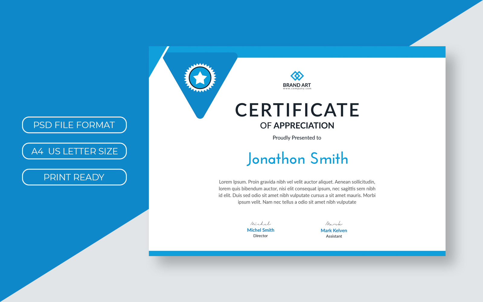 Corporate Diploma Certificate Template - TemplateMonster