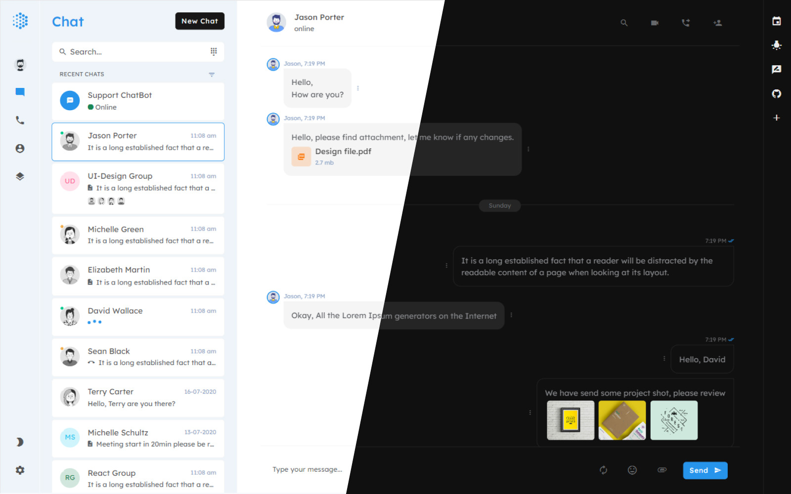 PostMan Bootstrap 5 Chat Admin Template - TemplateMonster