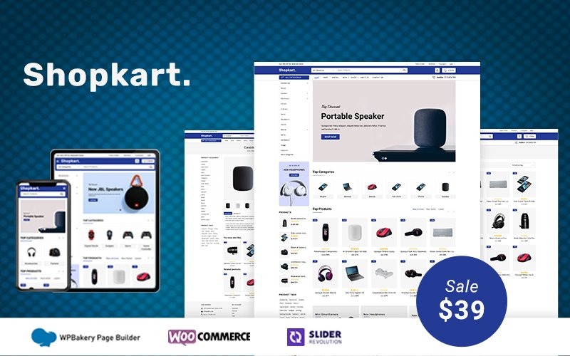 Shopkart-Multipurpose Electronic Store WooCommerce Theme 189311