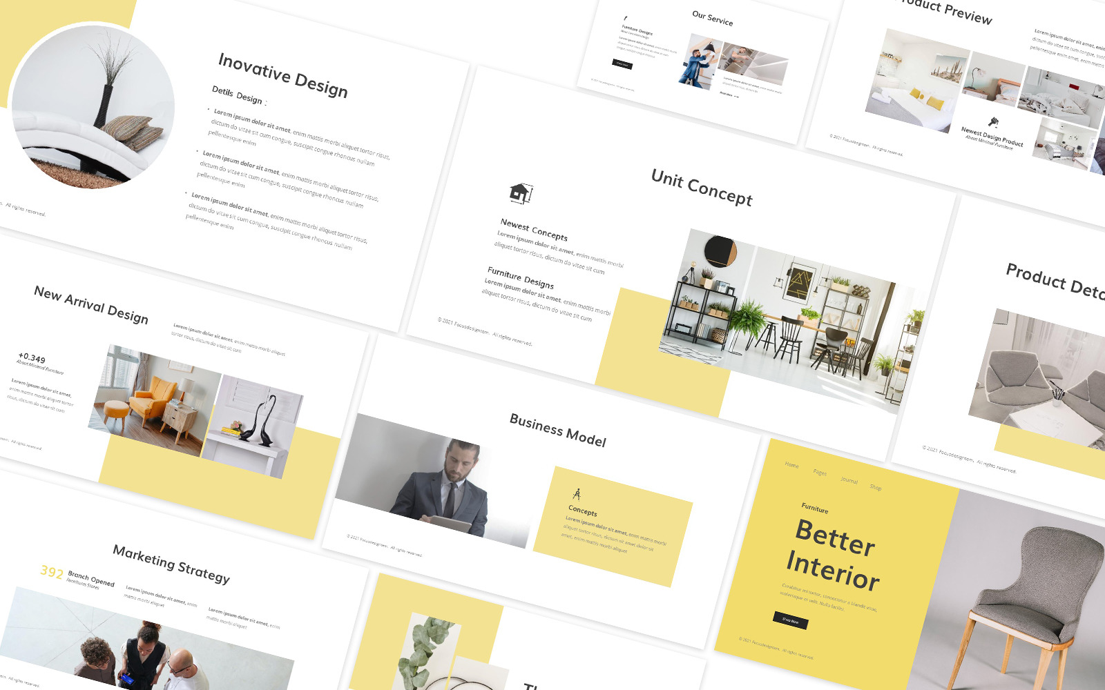 Better Interior Google Slides Template - TemplateMonster