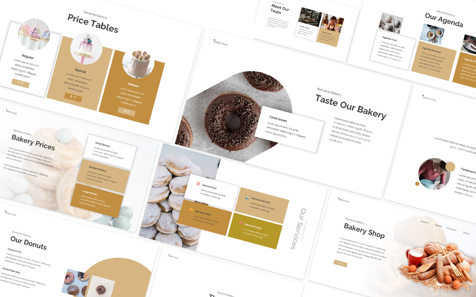 Bakery Google Slides Template 191255 TemplateMonster