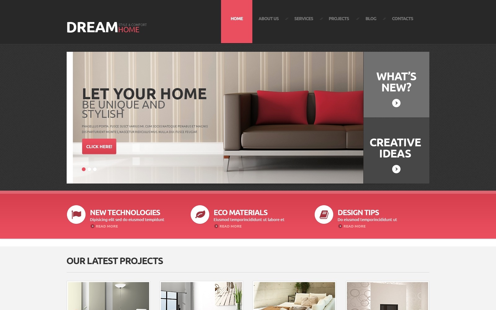 Home wordpress. Шаблон мебельного сайта. акции для мебельного сайта на wordpress. стиль качество комфорт.
