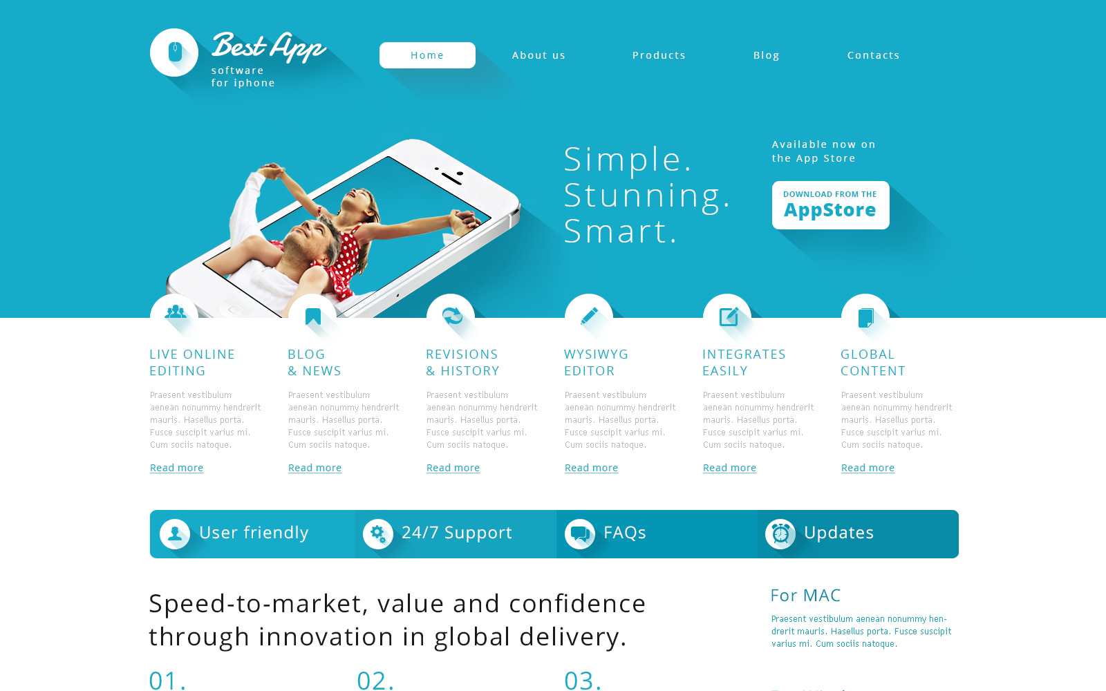 Free Software Company Responsive WordPress Theme