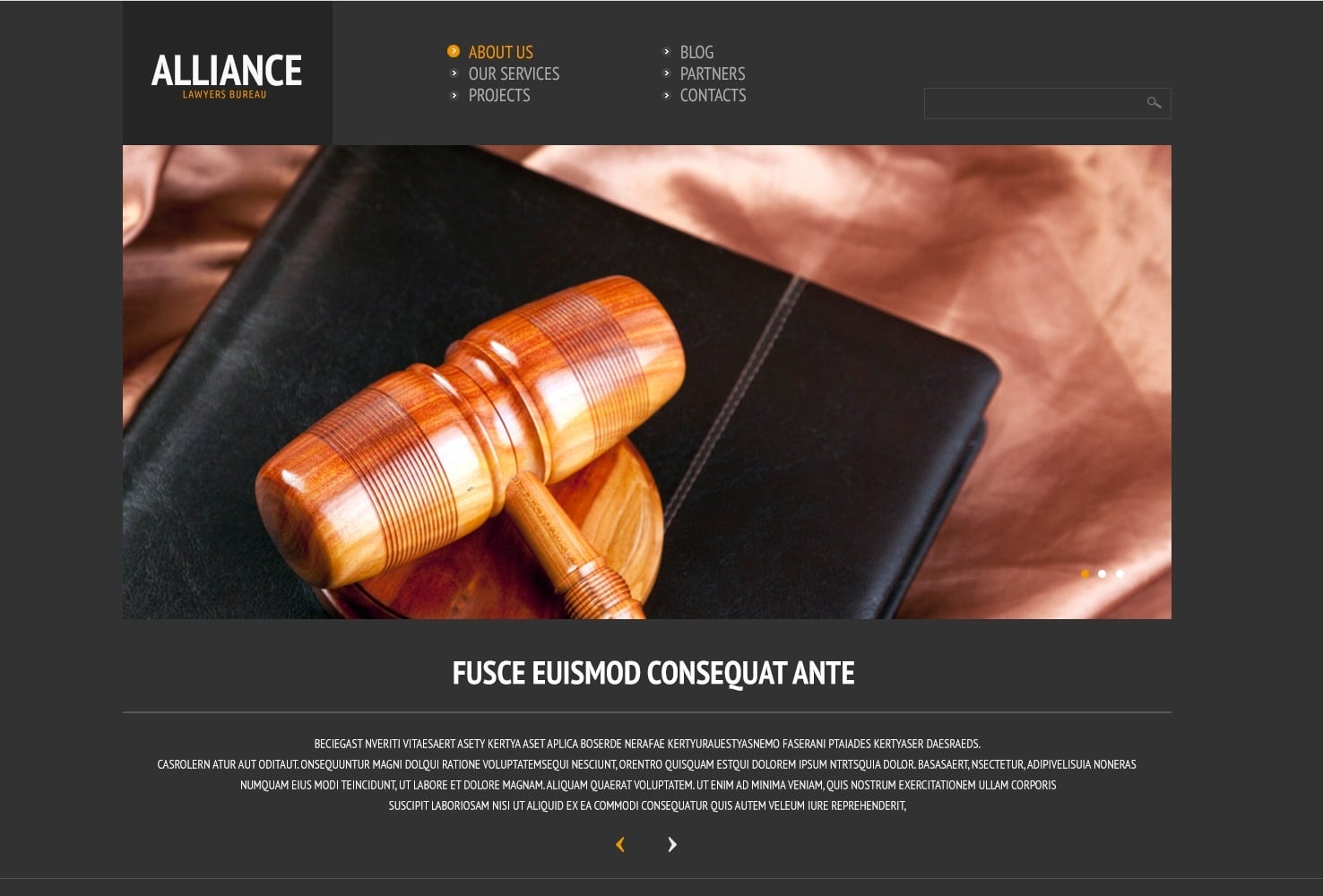 Free Law Firm Responsive WordPress Theme & Website Template
