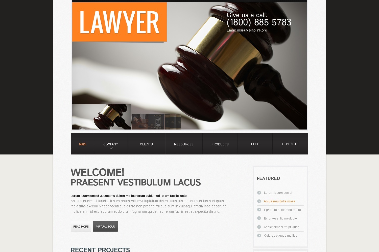 Free Law Firm WordPress Template 198623 TemplateMonster