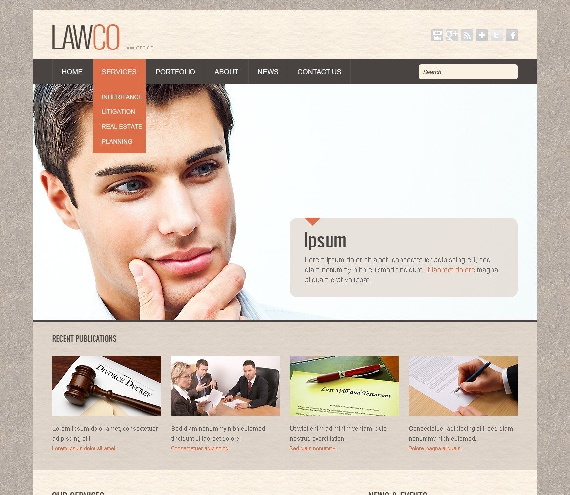 free-wordpress-template-for-law-company-templatemonster