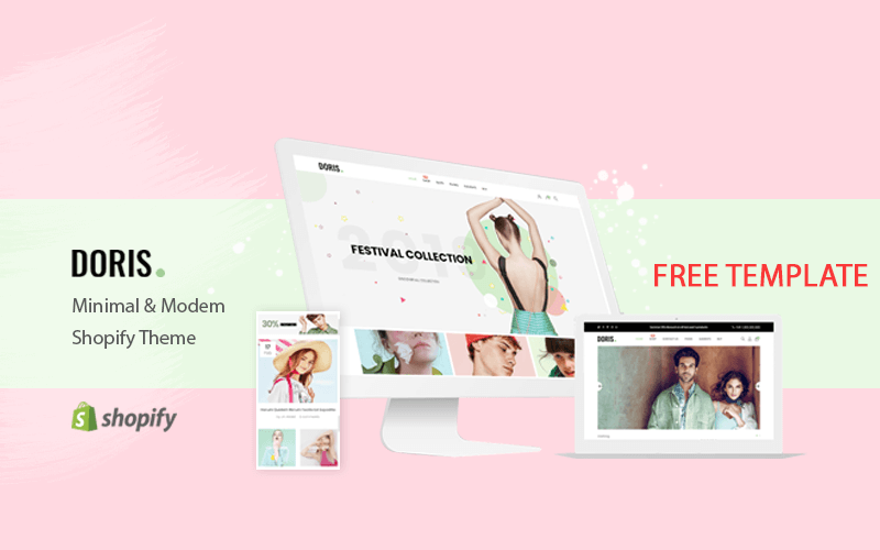 Doris FREE Responsive Shopify Template TemplateMonster