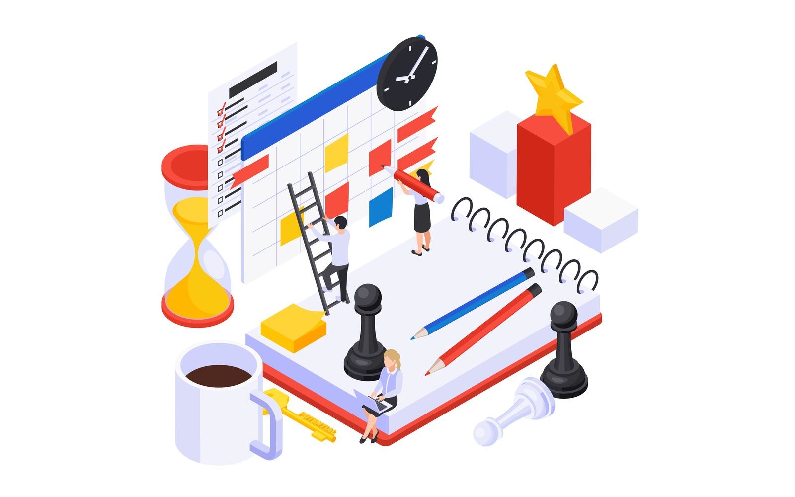 Personal Growth Self Development Isometric 200903910 Vector ...