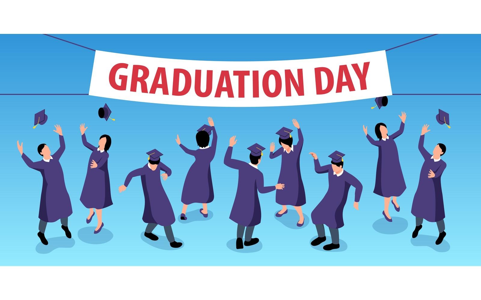 Isometric Graduation Horizontal Illustration 201210517 Vector ...