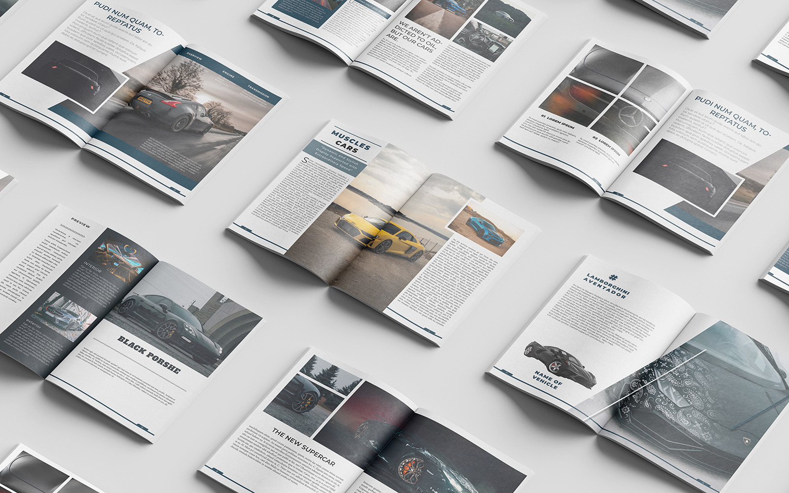 Automotive Magazine Indesign #216425 - TemplateMonster