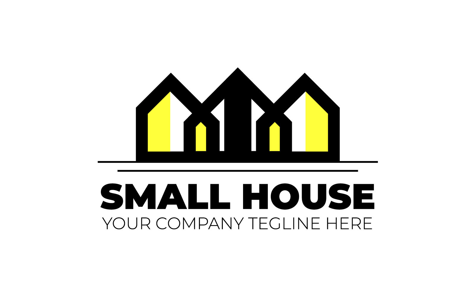 Small House Logo Design Template #216864 - TemplateMonster