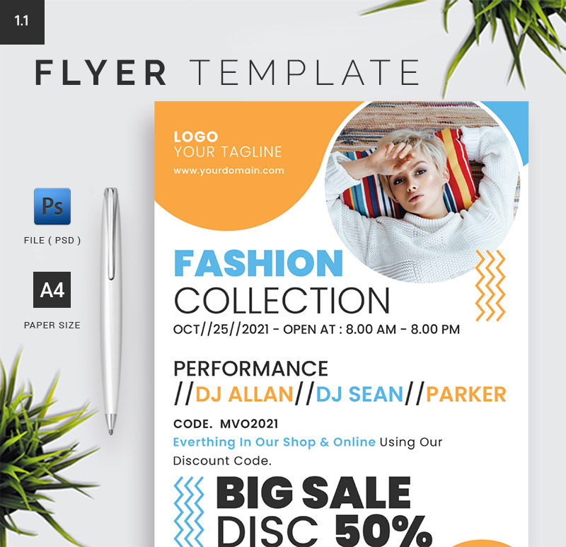 Fashion Collection - Flyer Template 1.2 - TemplateMonster
