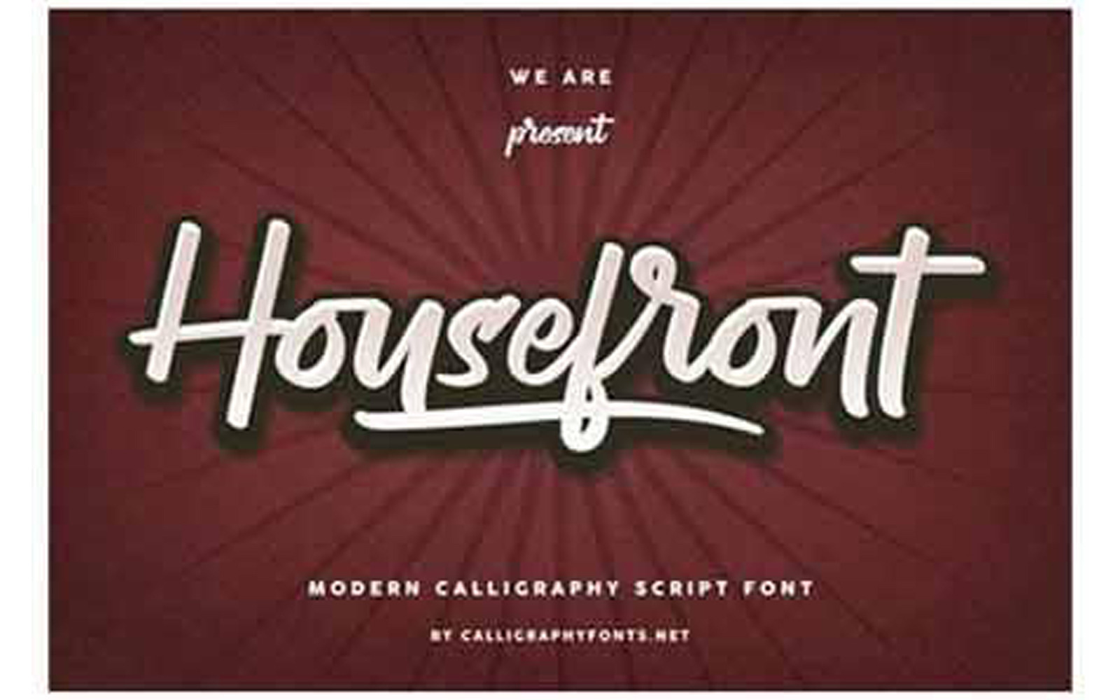 Housefront Font - Housefront Font #218885 - TemplateMonster