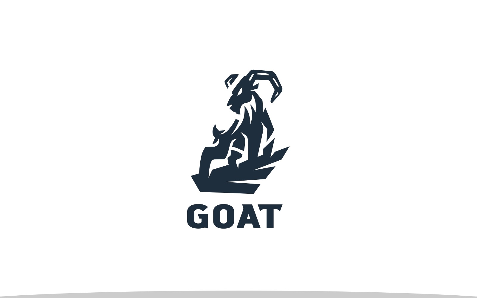 Mountain Goat Logo Template #227569 - TemplateMonster