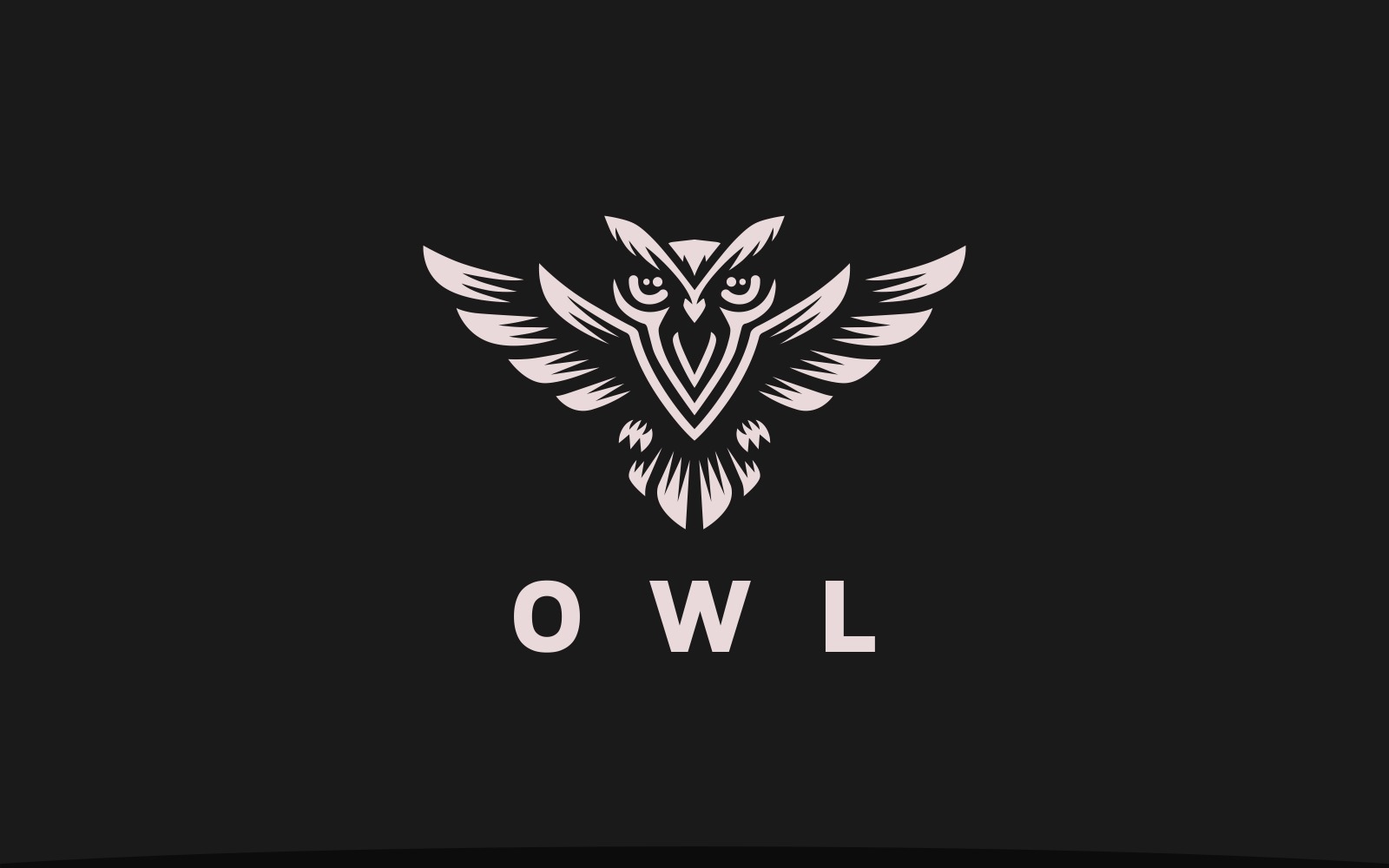 Elegant Flying Owl Logo Template #227619 - TemplateMonster