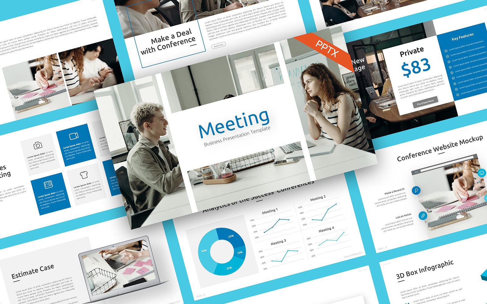 Meeting Conference PowerPoint Template TemplateMonster