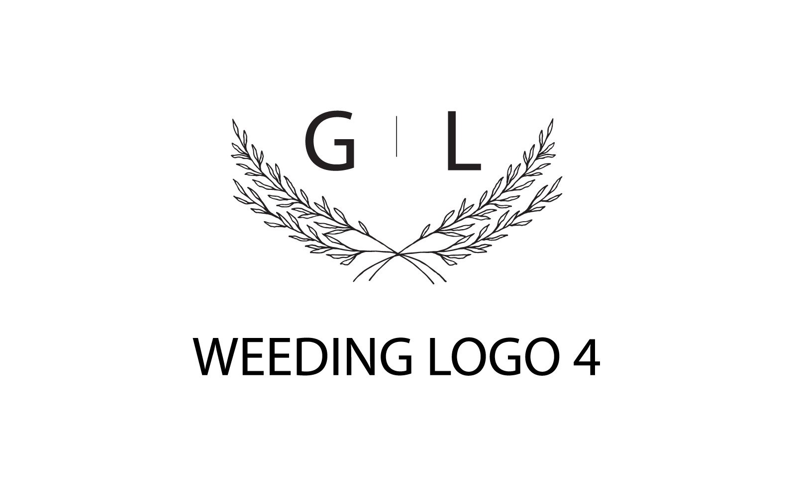 Weeding Logo Template - 4 #230453 - Templatemonster