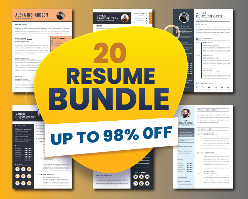 Resume Template / Bundle 2022 #237548 - TemplateMonster