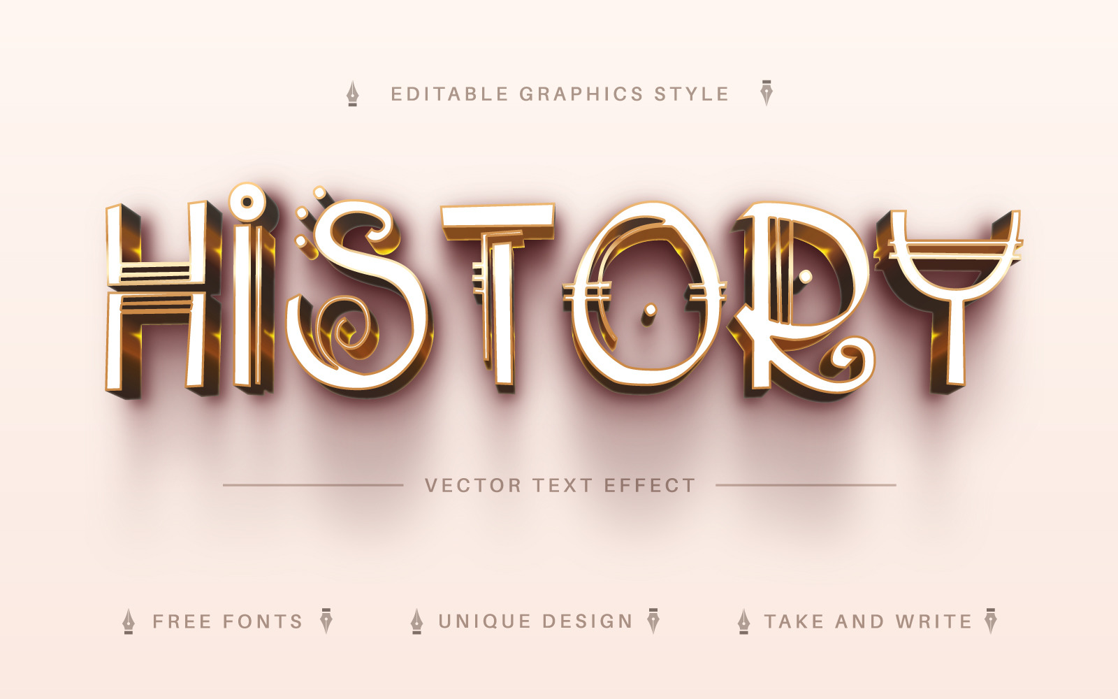 Роскошный шрифт. Golden font. Luxury Gold Tex фабрика. History font. Story edit