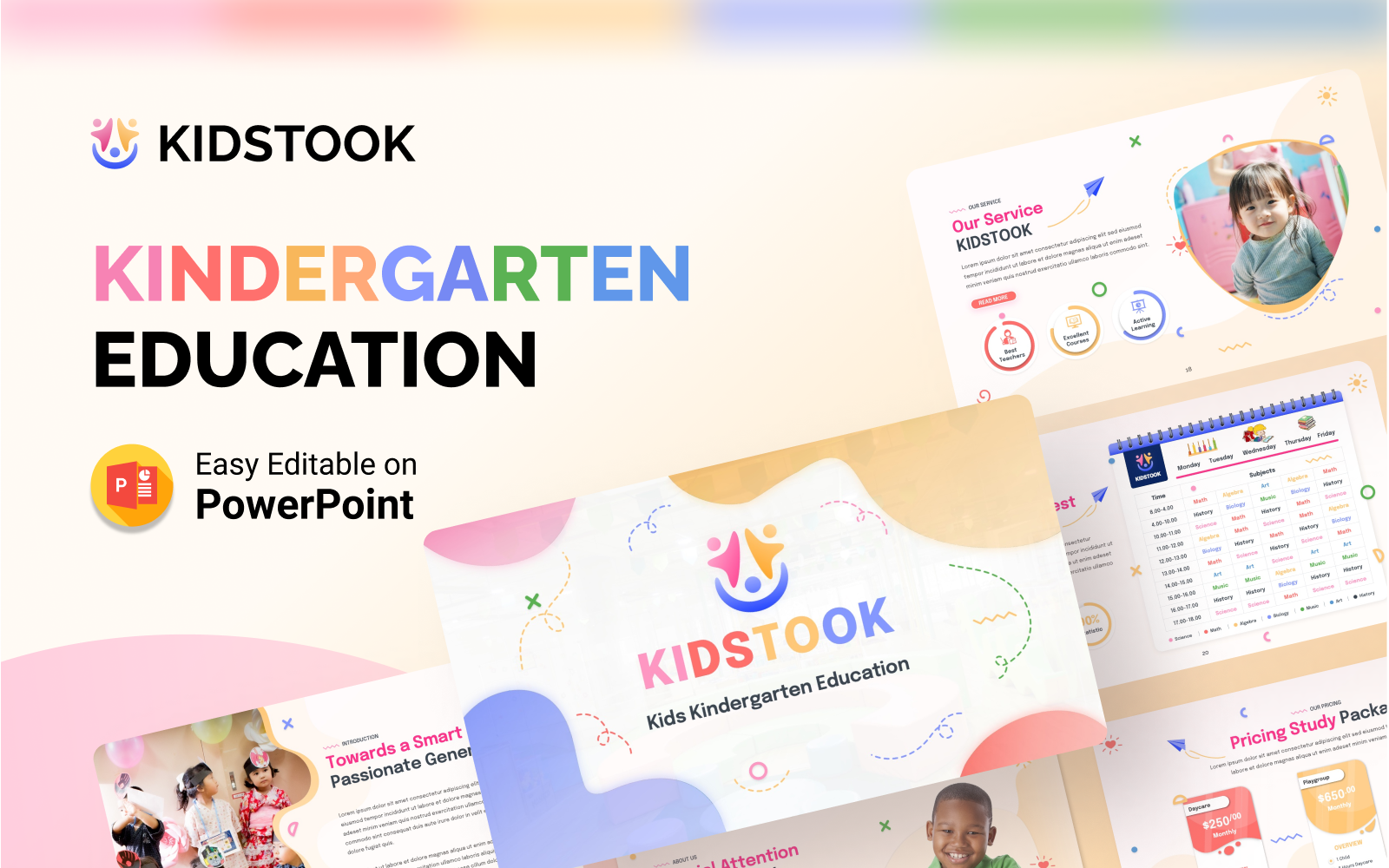 KidsTook - Modelo de apresentação do PowerPoint de educação infantil ...