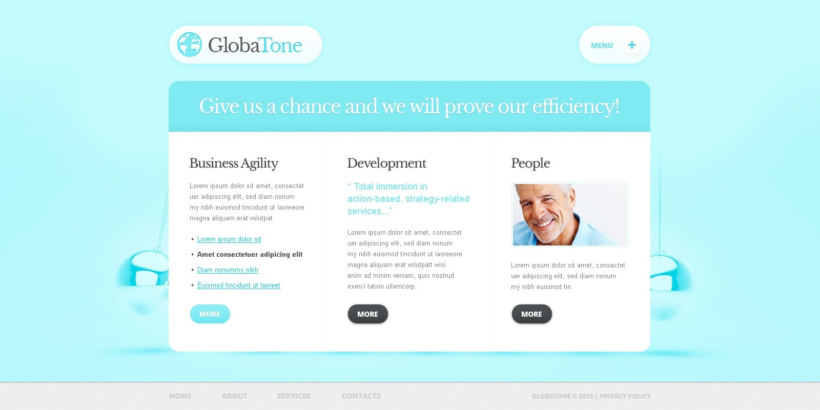 Free Financial Consultant site Template TemplateMonster