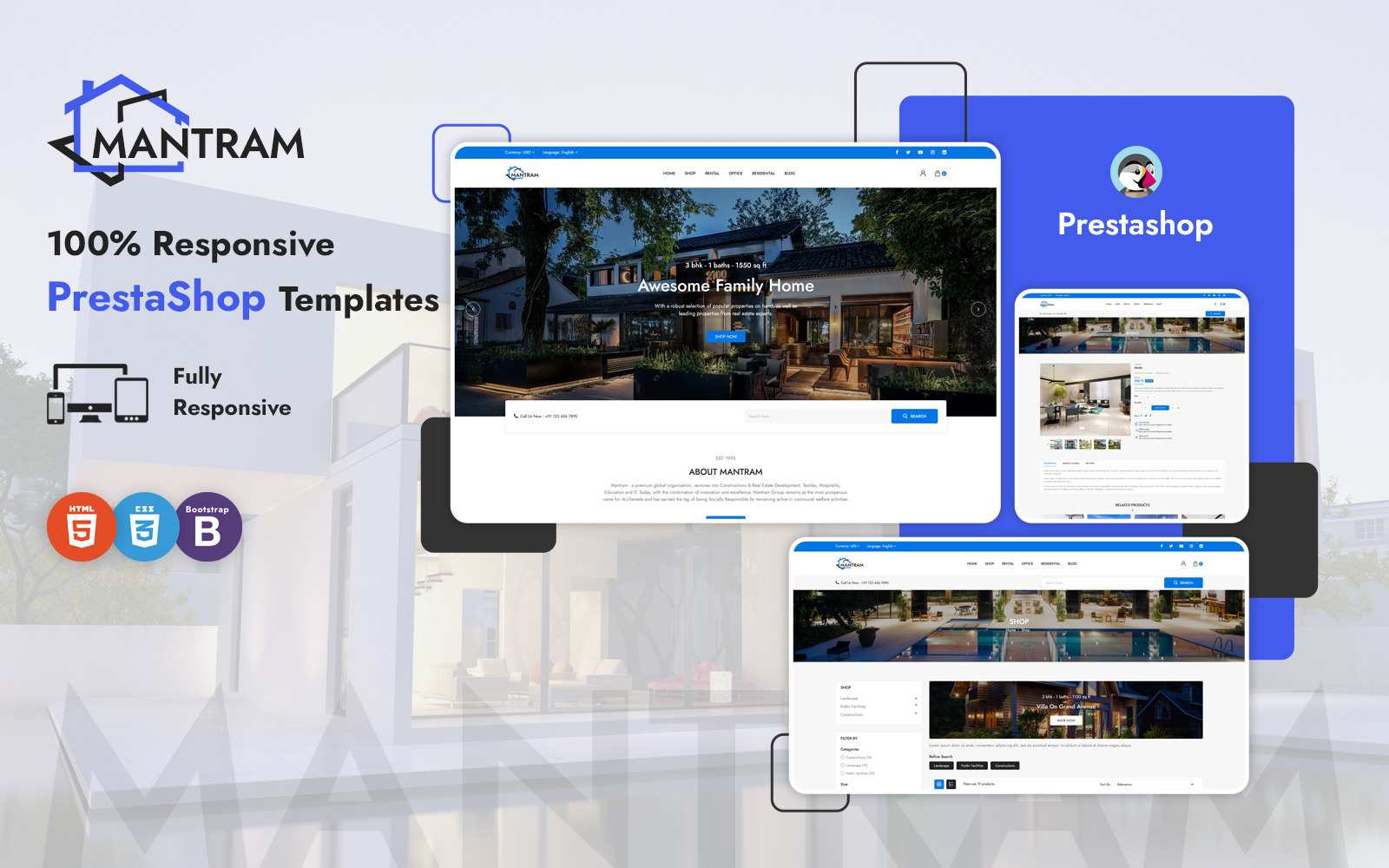 Mantram Responsive Template TemplateMonster