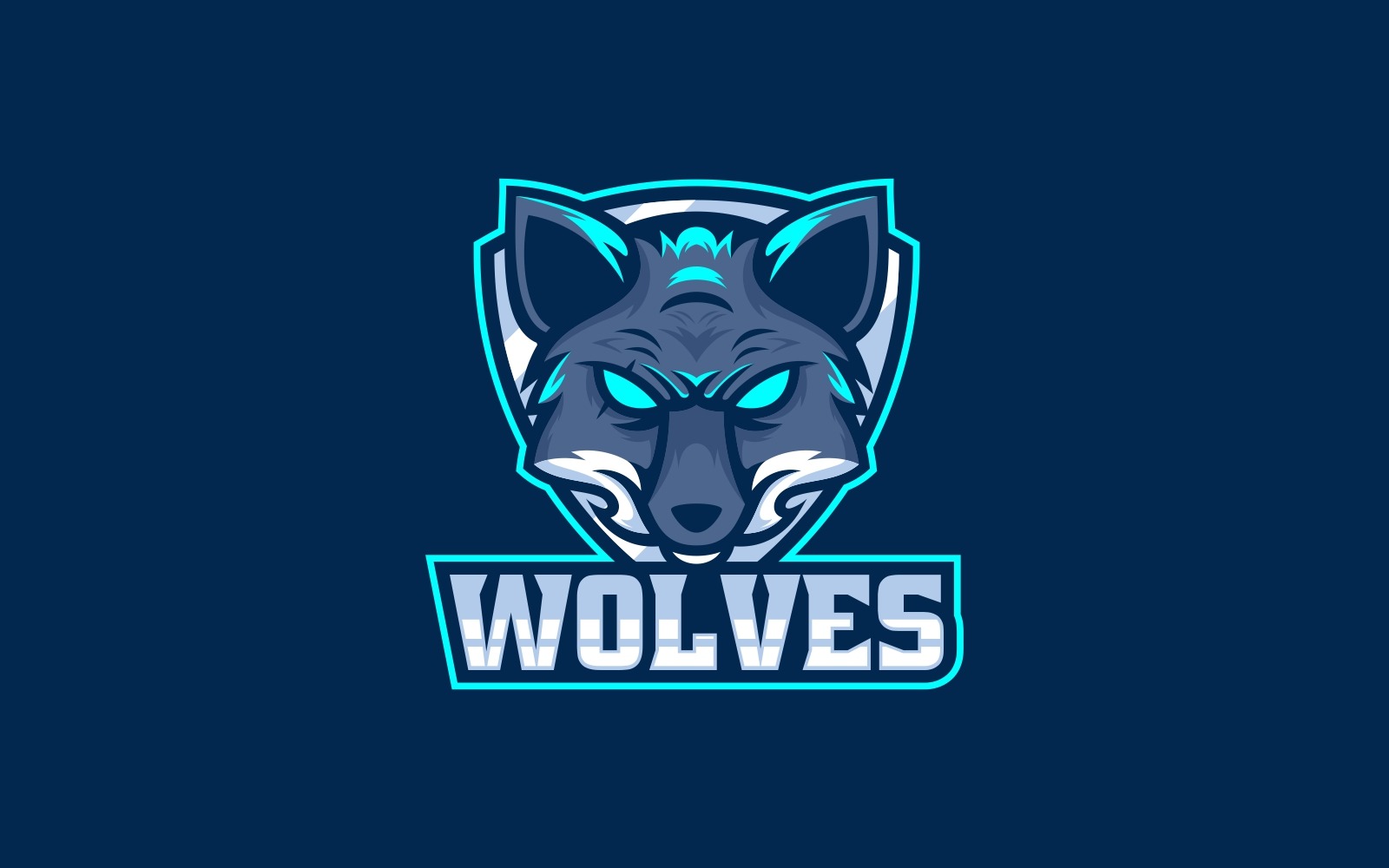 Wolf Sports and E-Sports Logo #266790 - TemplateMonster