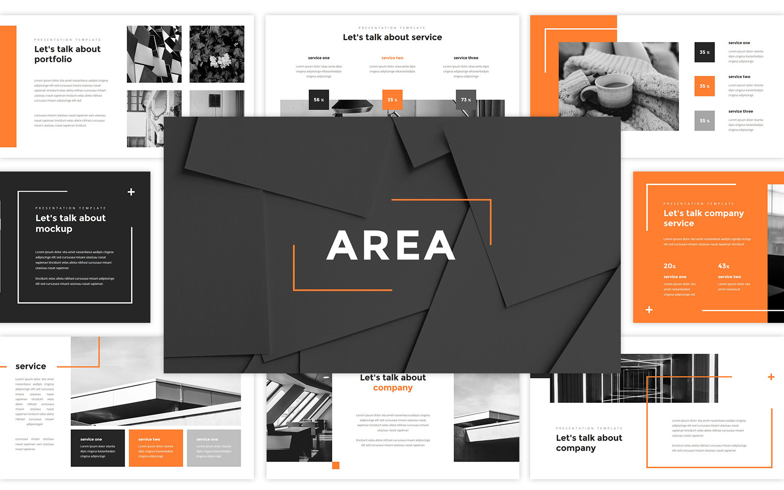 Area PowerPoint Template #270087 TemplateMonster