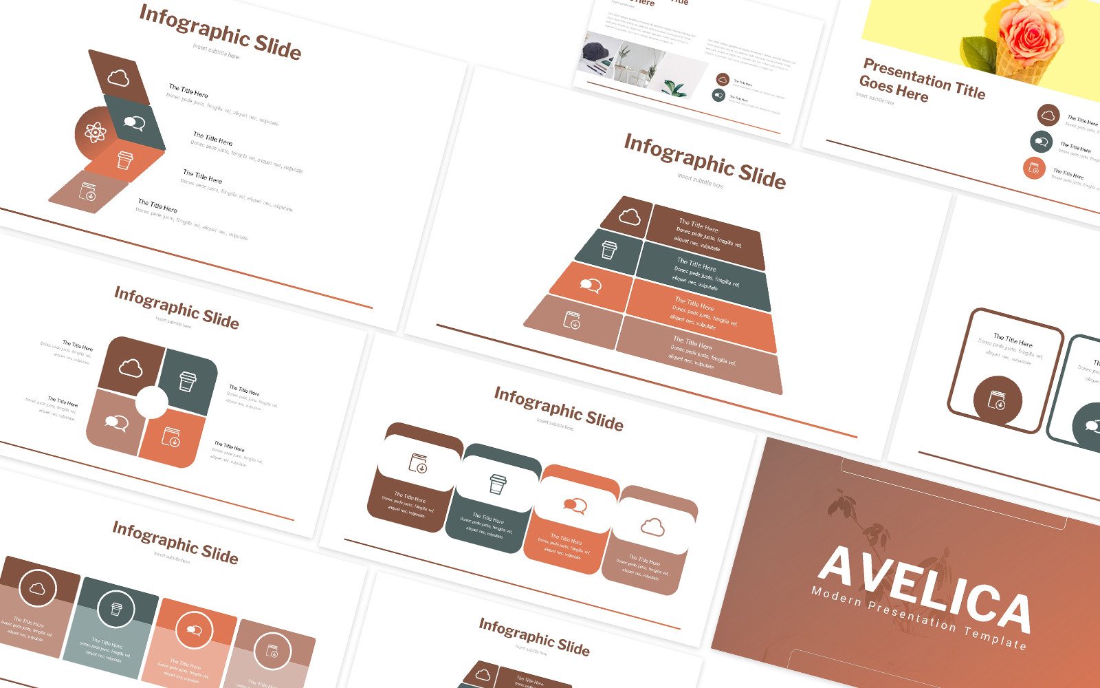 Avelica Modern Google Slides Template - TemplateMonster