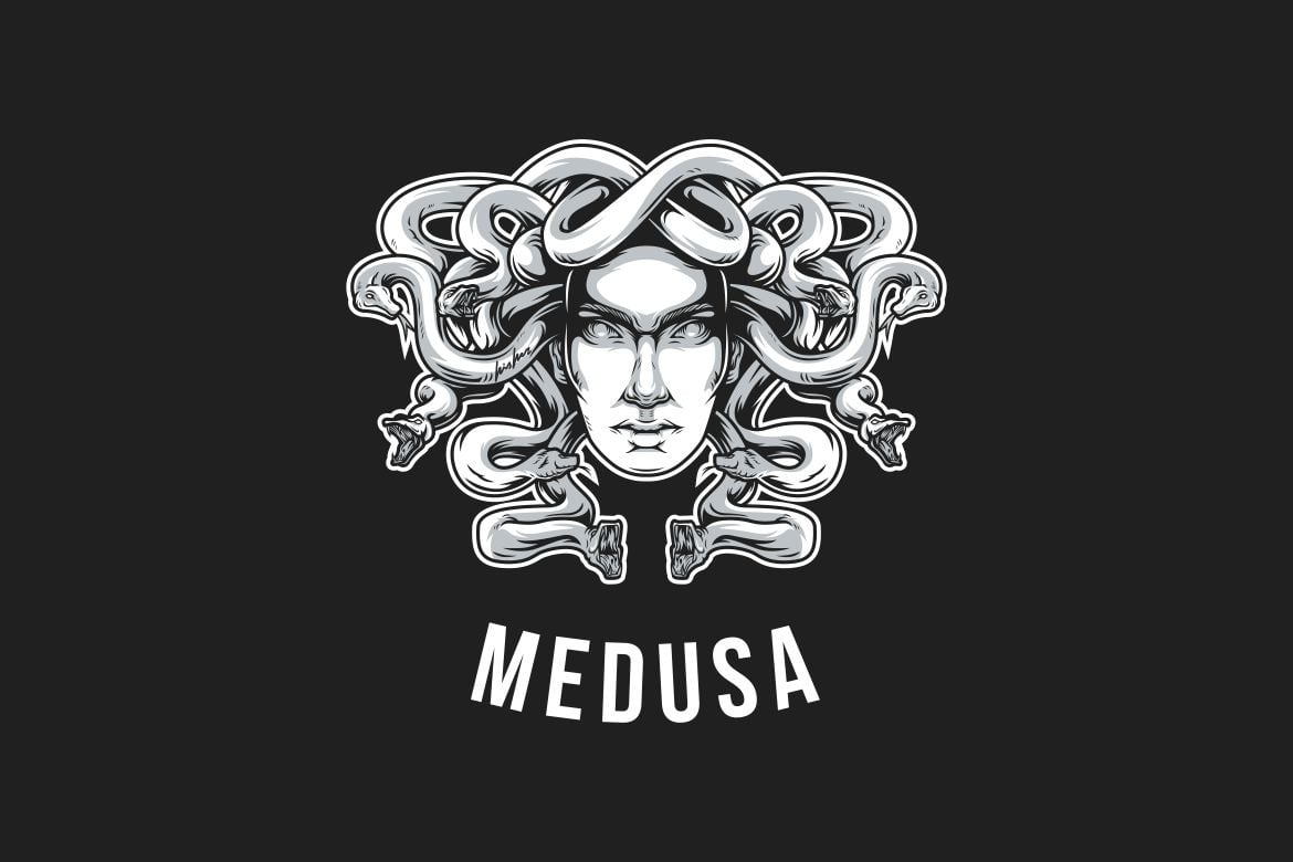 Medusa Logo Graphic Template #273807 - TemplateMonster