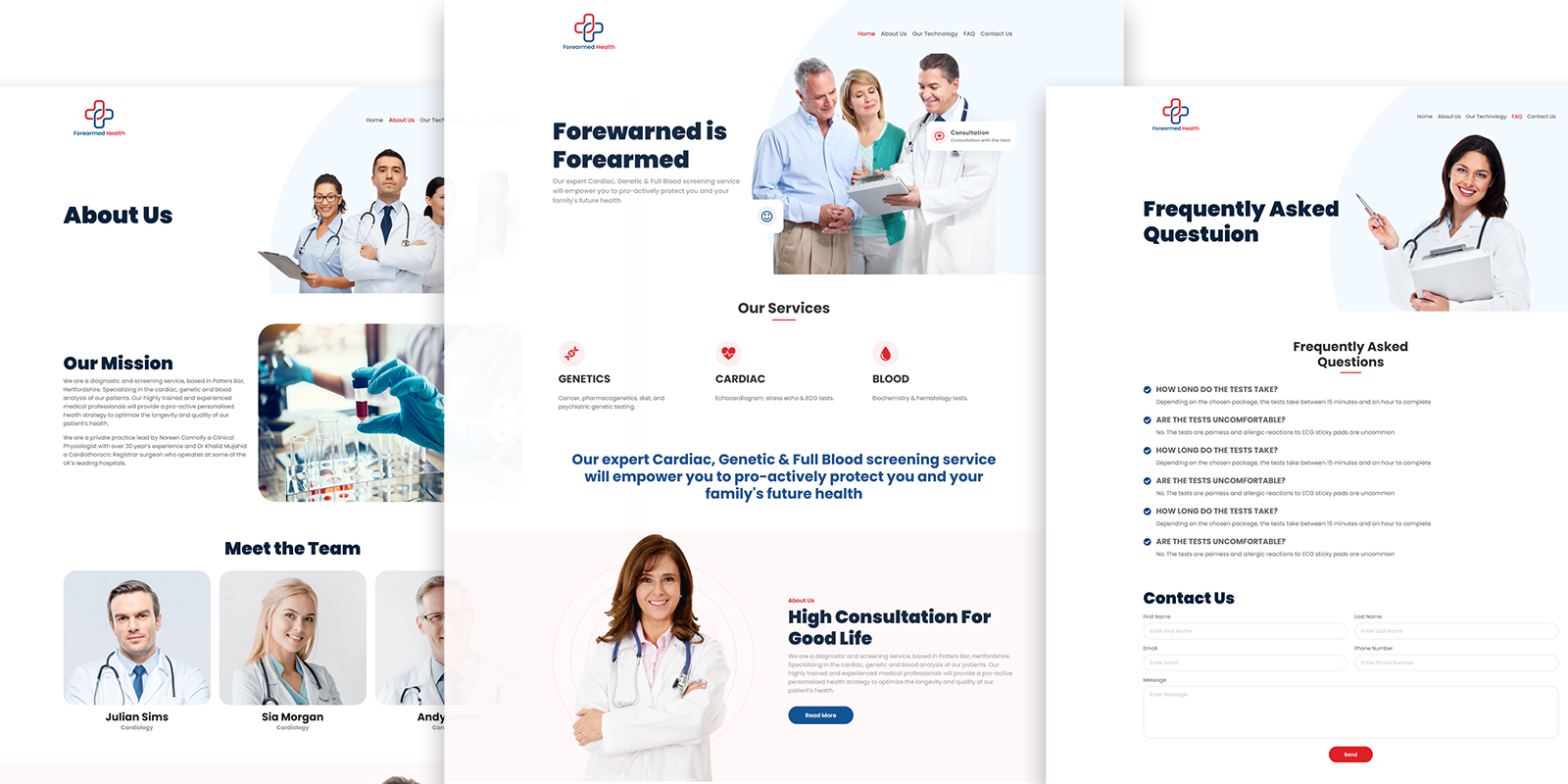 Forearmed Health Bootstrap 5 Template TemplateMonster