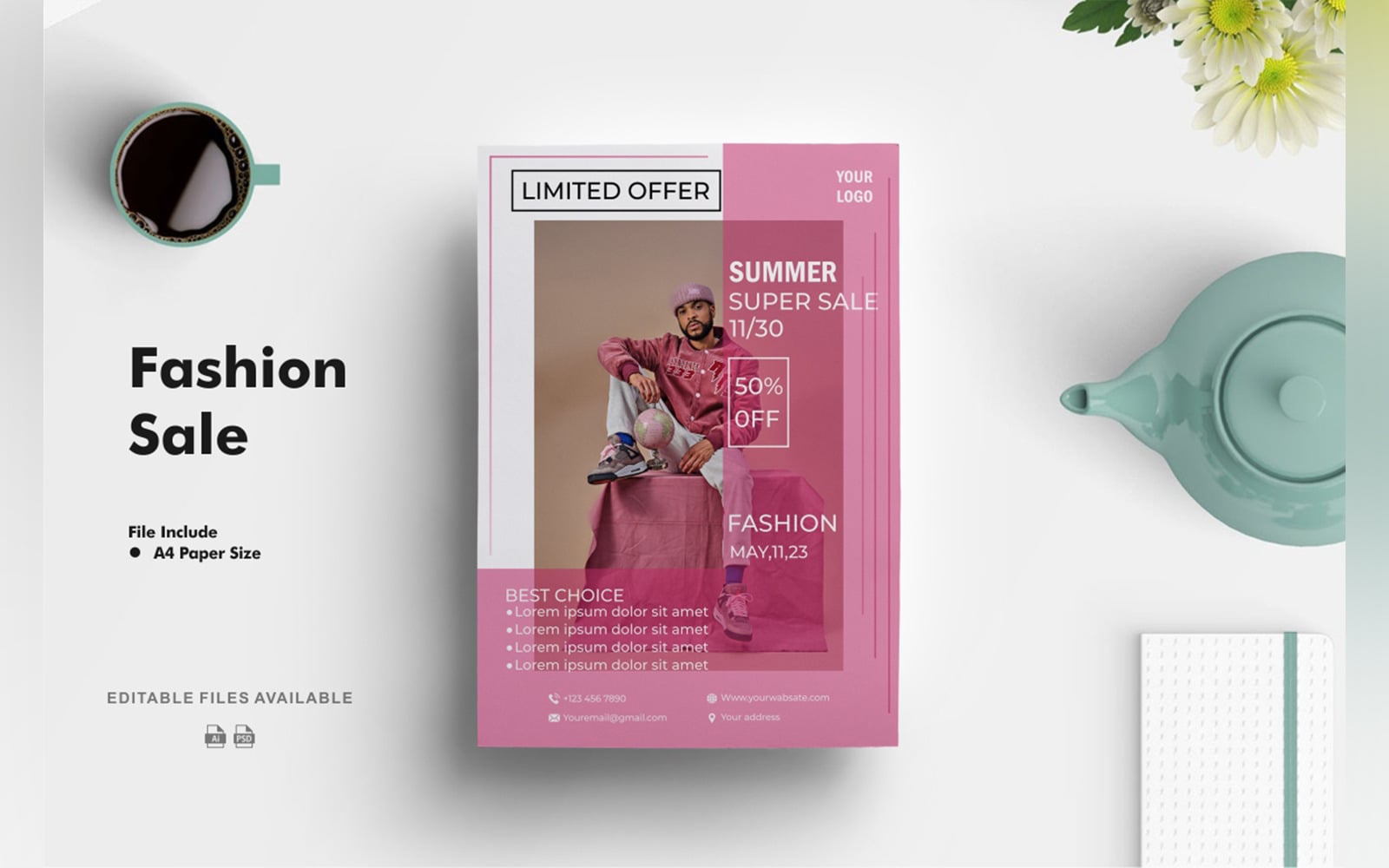 Fashion Sale Brochure Template 276782 TemplateMonster