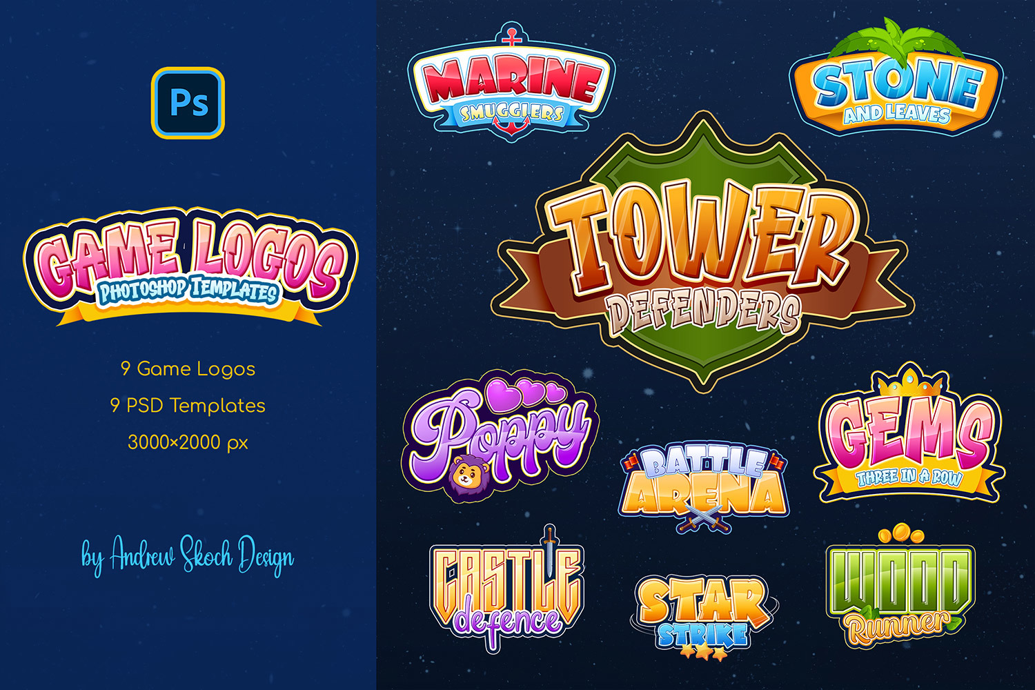 Game Titles Editable Templates 276965 TemplateMonster