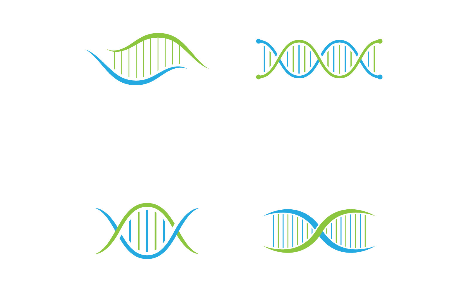 Science dna template vector illustration v5