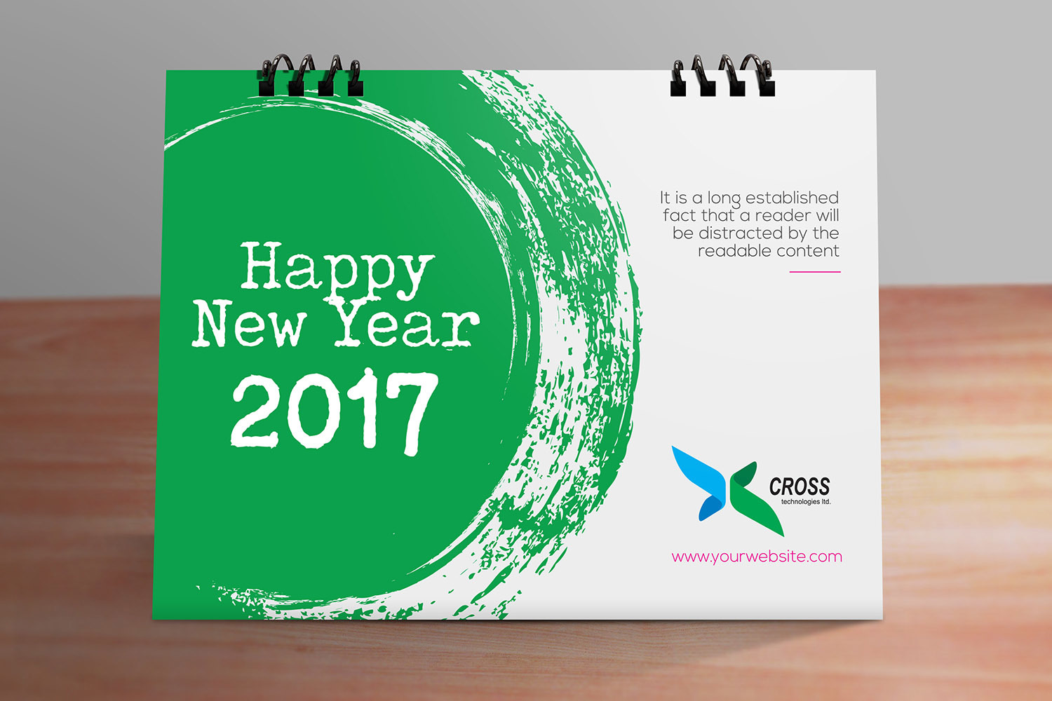 Creative Desk Calendar Design Template TemplateMonster