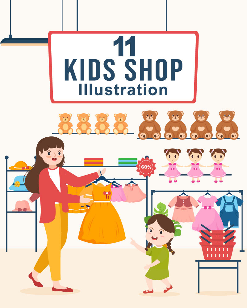 Kids. Shop Graphics 11 Kids Shop Illustration #279936 - TemplateMonster