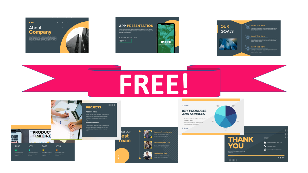 KOSTENLOSE Business-PowerPoint-Präsentationsvorlage