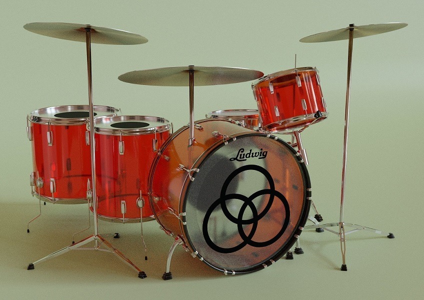 Drum set Music Thing 3D model 286700 TemplateMonster