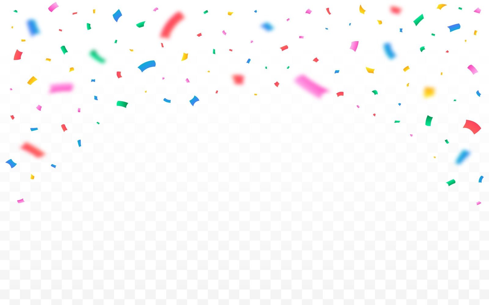 Colorful Confetti Falling Background design TemplateMonster