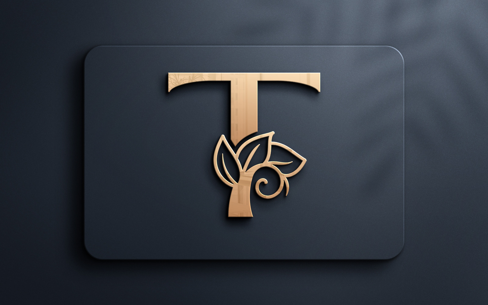 T Monogram Design Letter T Monogram Beauty Logo Design - TemplateMonster