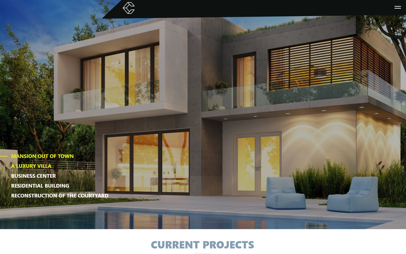 Construction Company HTML Site Template TemplateMonster