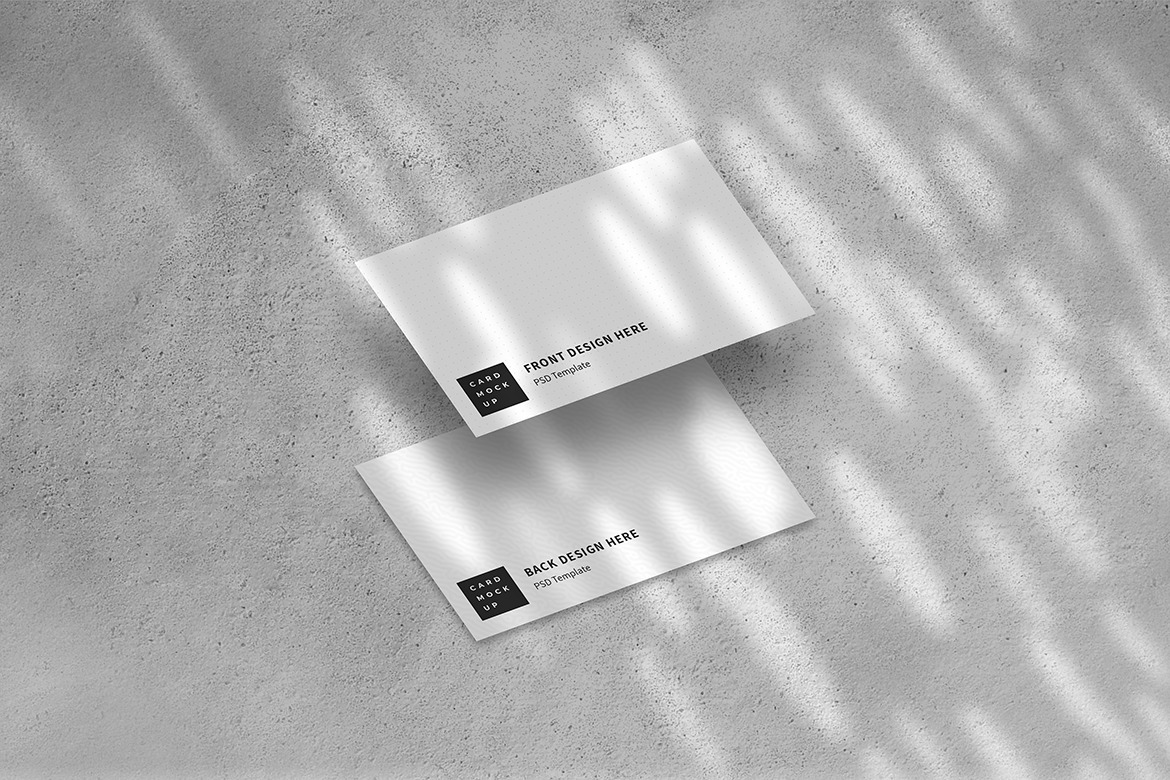 Modello PSD mockup biglietto da visita Vol 008