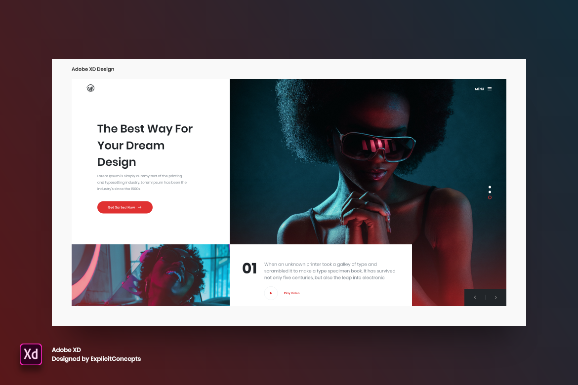 Hero Header Landing Page Template Vol 25 - TemplateMonster