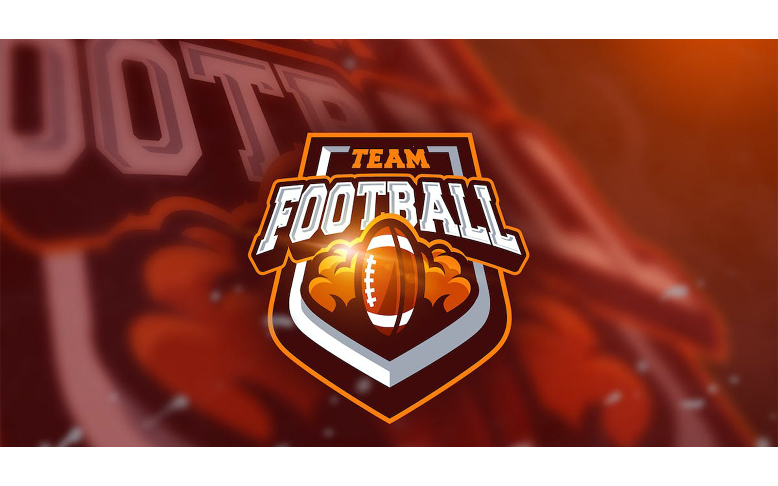 Football King Mascot & Esport Logo TemplateMonster