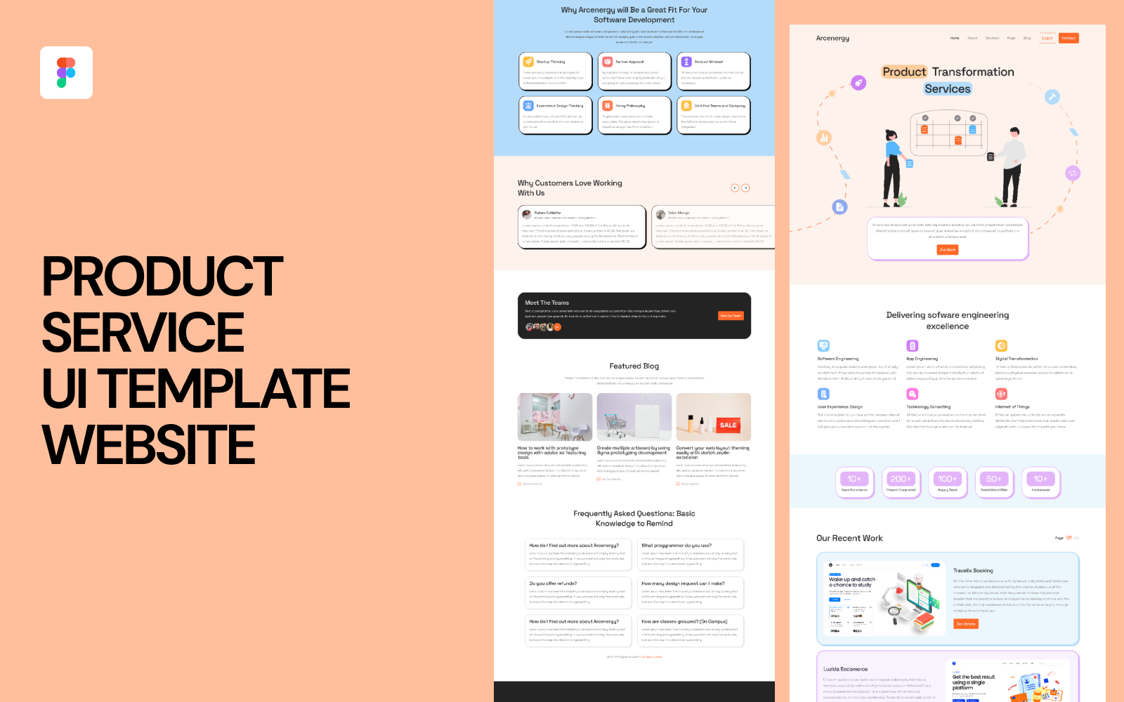 Product Service UI Template Website #305220 - TemplateMonster