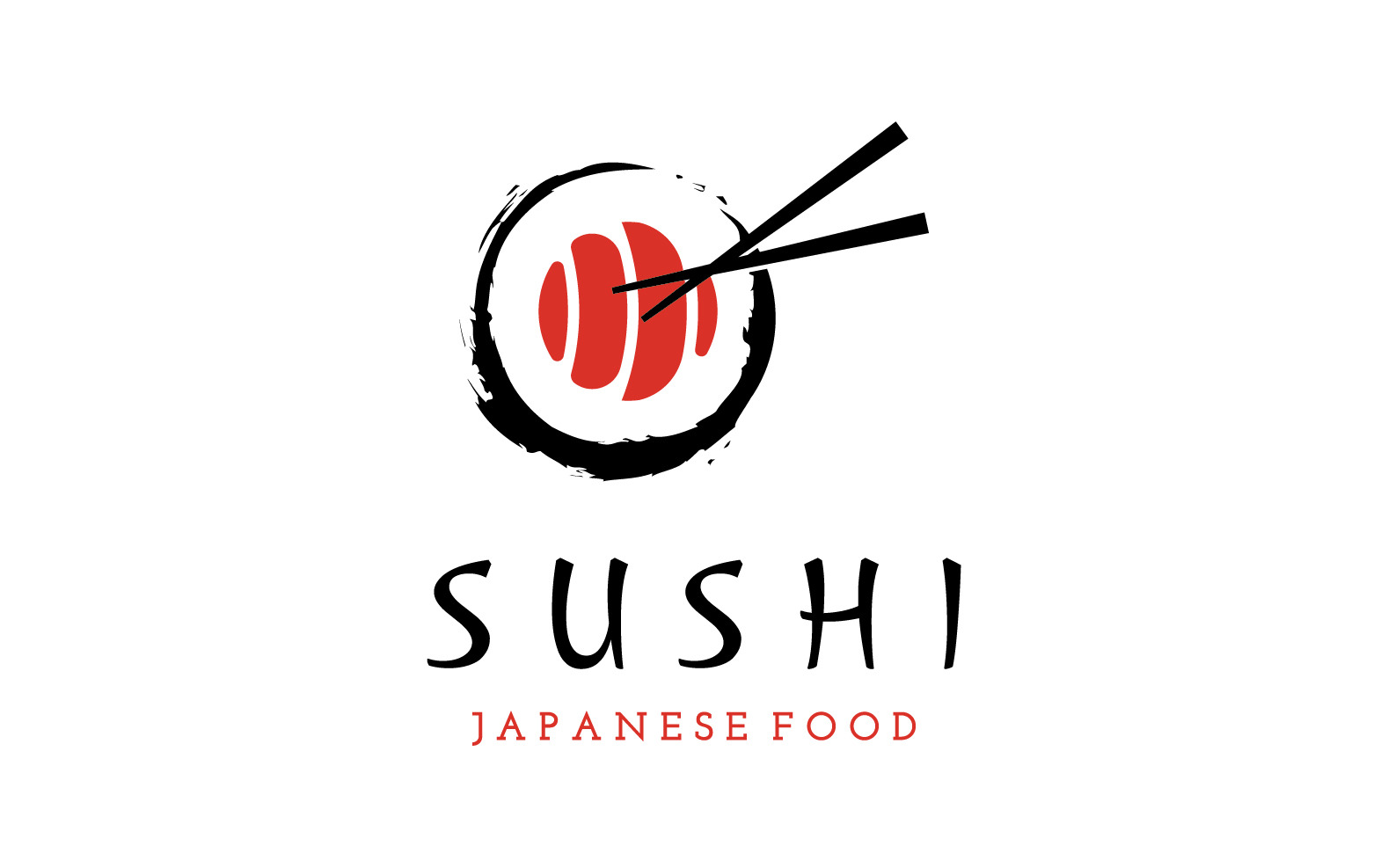 Sushi food japan logo vector 1 #307445 - TemplateMonster