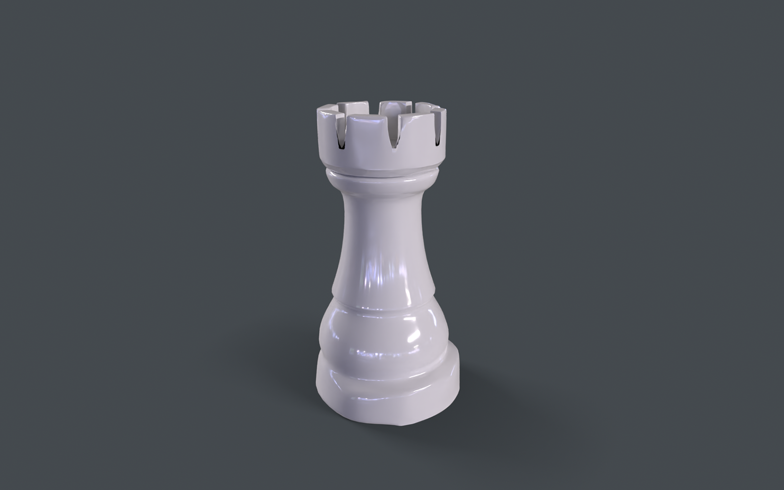 Chess Rook Lowpoly 3D model #308248 - TemplateMonster