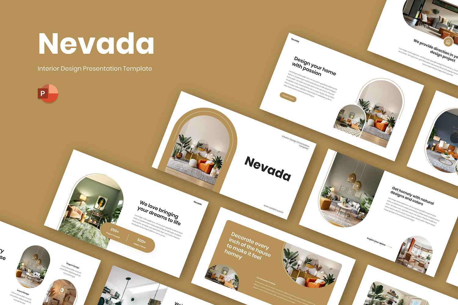 Nevada - Interior Design Powerpoint Template